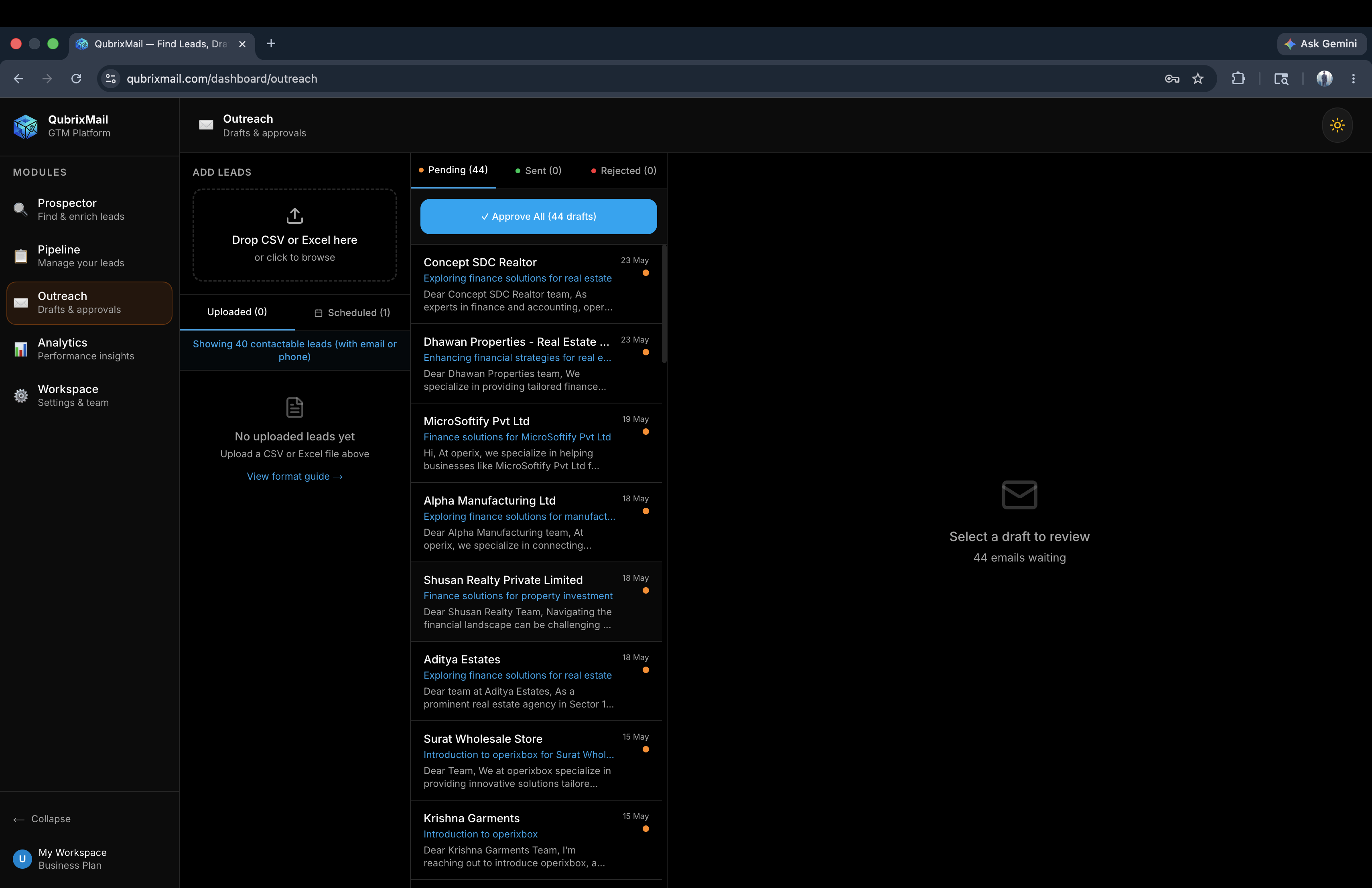 AI Email Draft